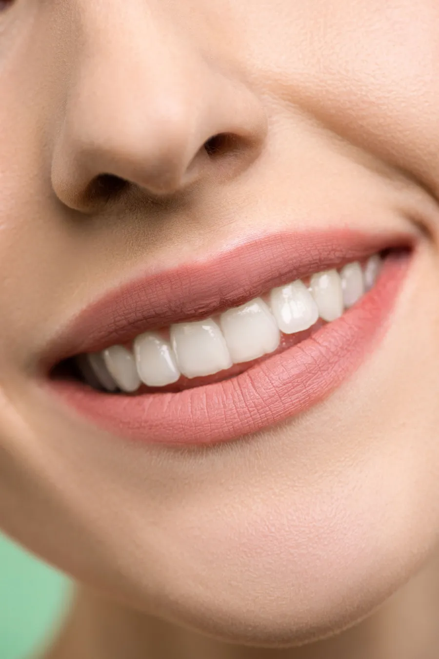Close-up of a bright, healthy smile
